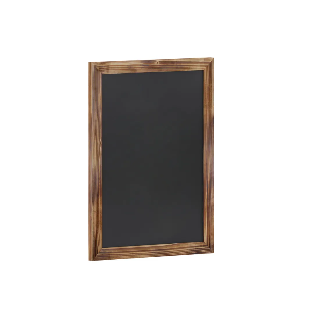 Flash Furniture HGWA-GDIS-CRE8-852315-GG Wall Mount Chalkboard 18" x 24" Black Wood Frame & Hardware