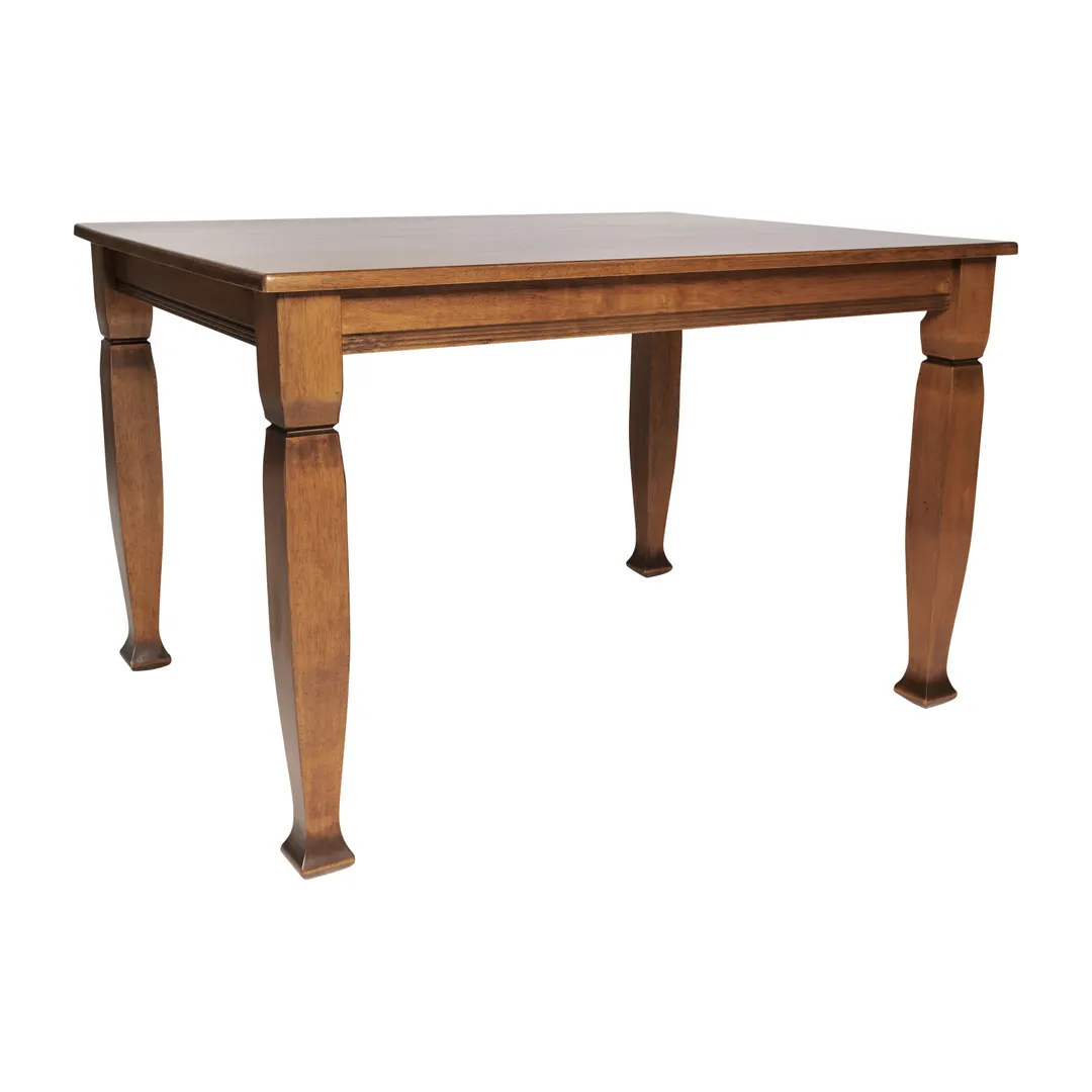 Flash Furniture KER-T-799-WAL-47-GG 47" Walnut Matte 4‑Seat Dining Table, Wood Heavy‑Duty Bamboo Steamer