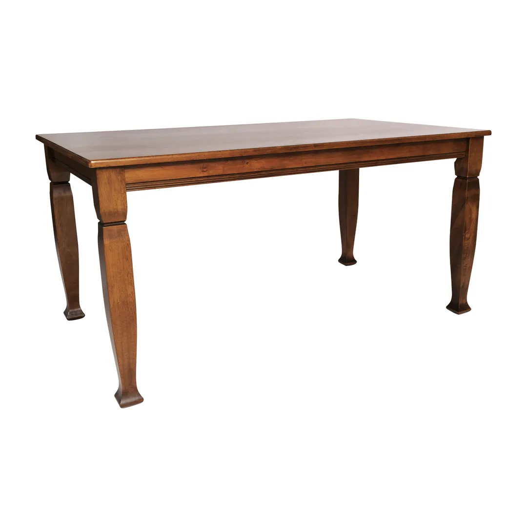 Flash Furniture KER-T-799-WAL-60-GG - 60" Matte 6‑Seat Dining Table, Heavy‑Duty Legs, Walnut Bamboo Steamer