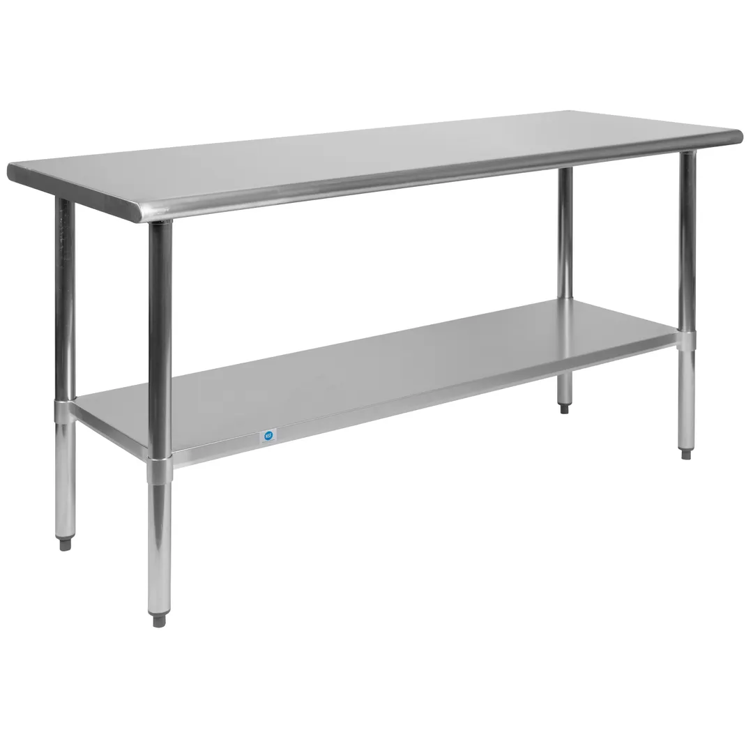 Flash Furniture NH-WT-2460-GG Prep & Work Table, 60"W X 24"D X 36"H