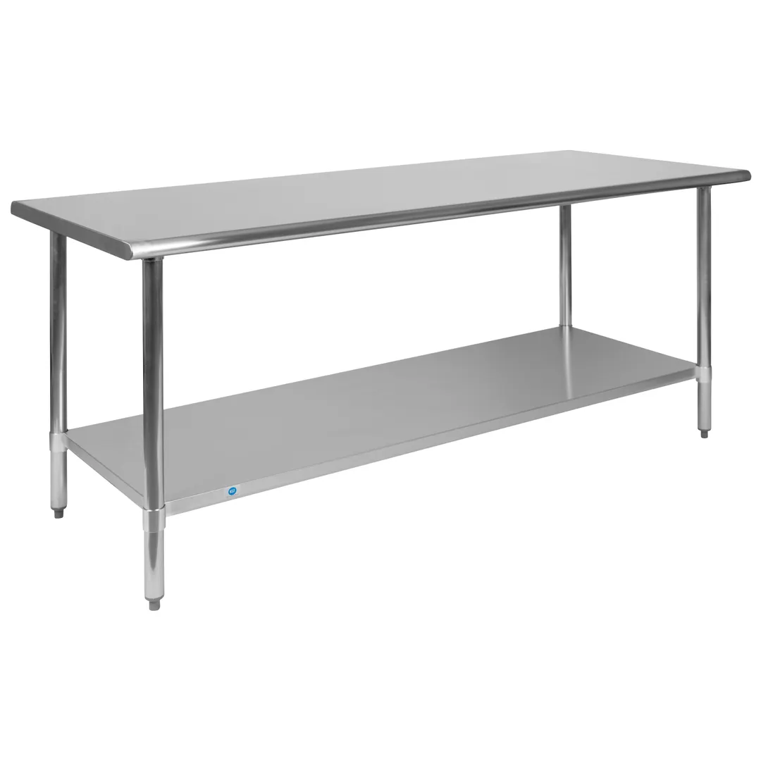 Flash Furniture NH-WT-3072-GG Prep & Work Table, 72"W X 30"D X 36"H