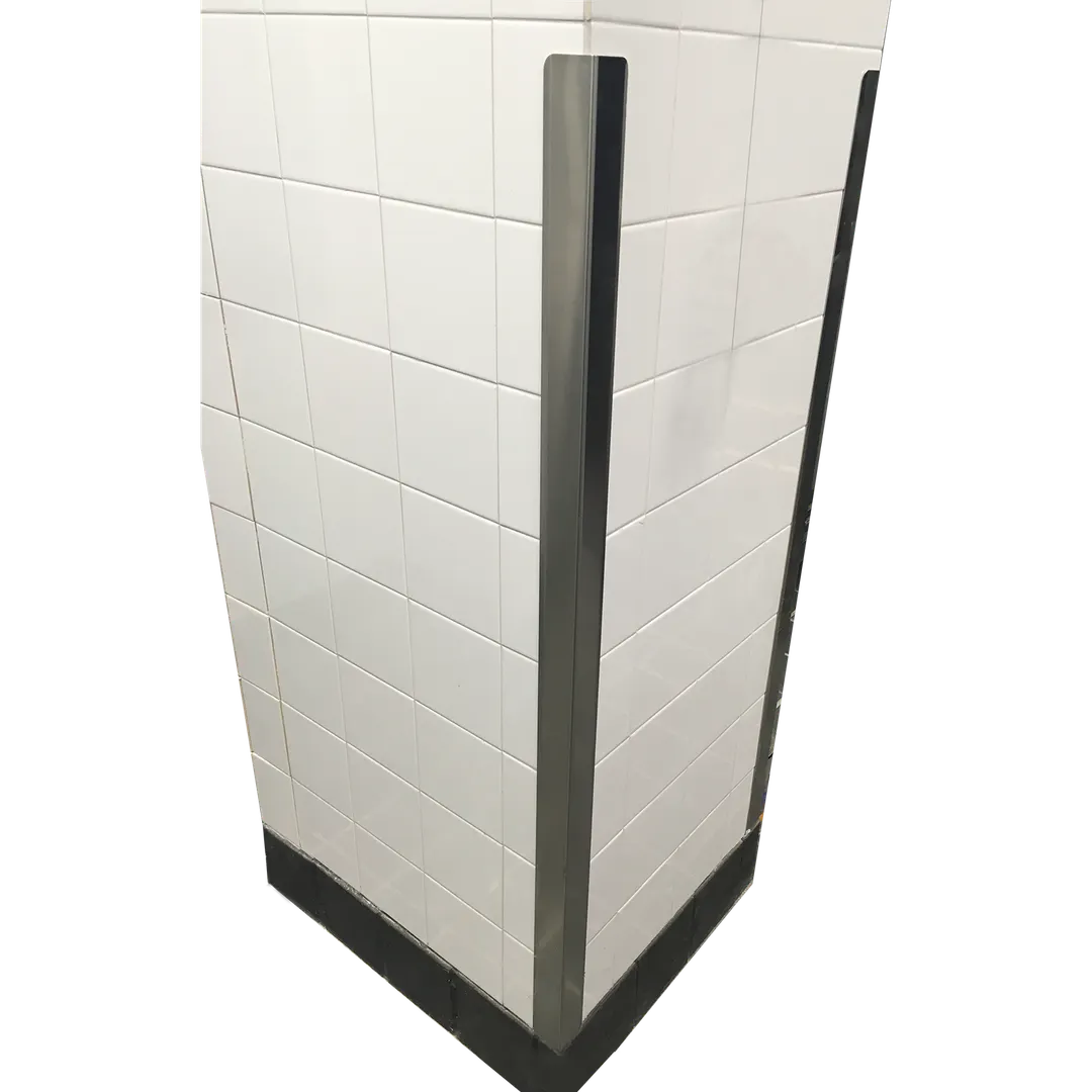 IMC Teddy CGI2-72 Stainless Steel Inside Corner Guard, 2" x 2" x 72" 16ga, 90° Bend for Restaurant Shelving
