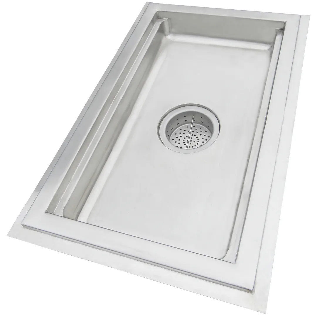IMC Teddy FT-1248 Ft Floor Trough, 48"W X 12"D, 4" Deep Receptacle