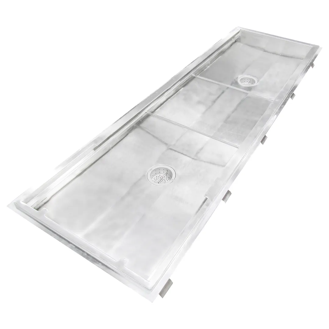 IMC Teddy SEC-ASFT-1248 Sec-Asft Security Anti-Spill Floor Trough, 48"W X 12"D