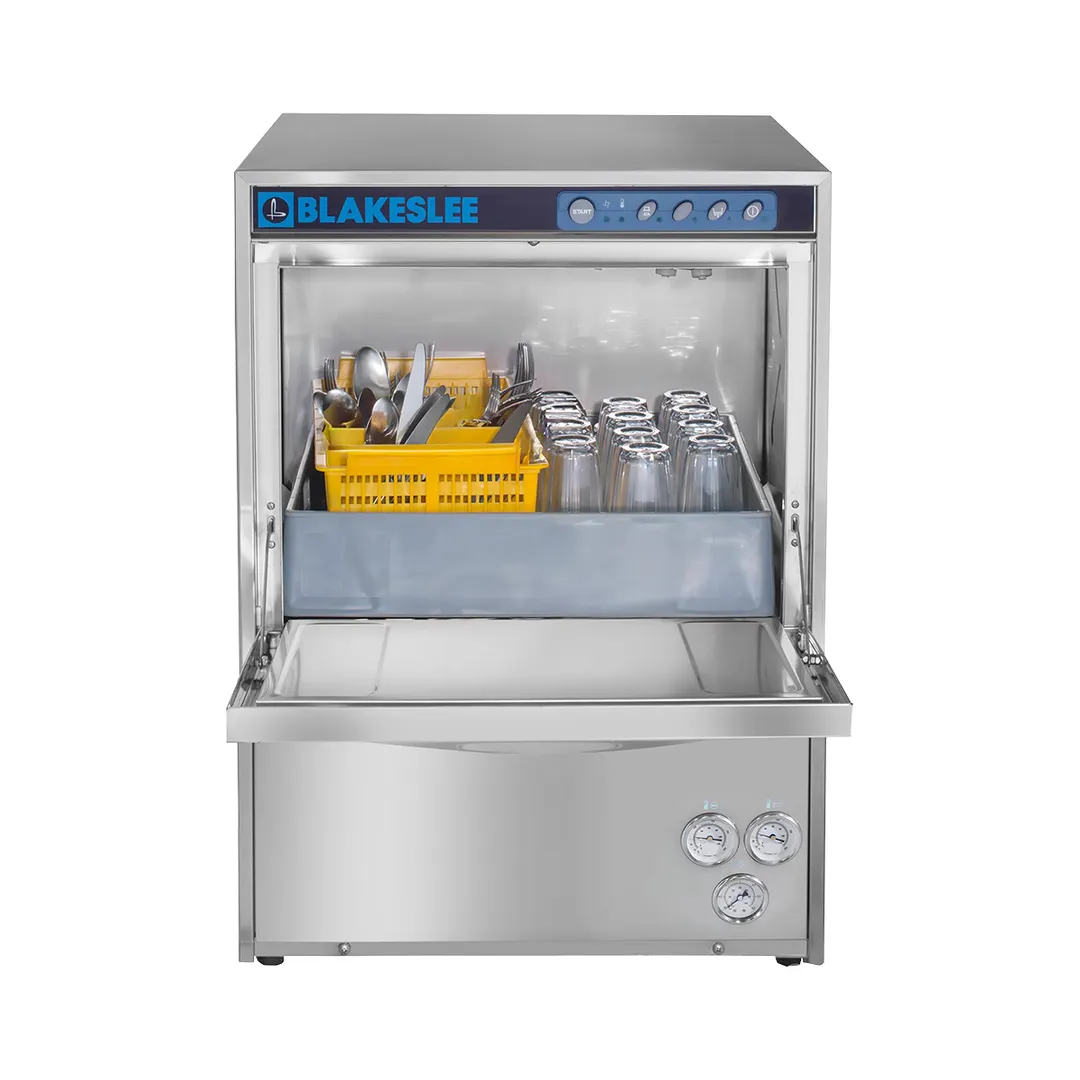 Blakeslee UC-18-1 23.5" High Temp Commercial Dishwasher with Built-In Booster & Pumps