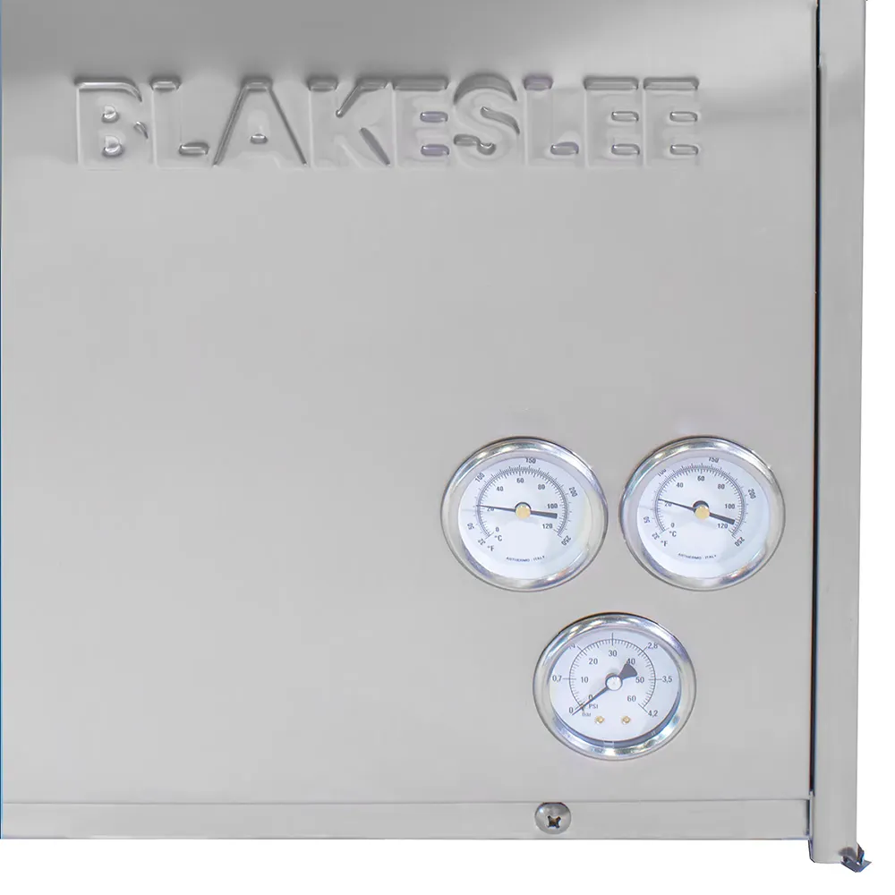 Blakeslee UC-18-1 23.5" High Temp Commercial Dishwasher with Built-In Booster & Pumps