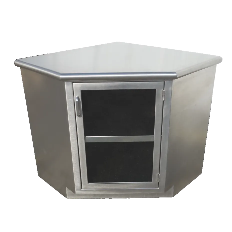 IMC Teddy BC-CHG Corner Cabinet, Glass Door, (1) Adjustable Shelf, Fully Welded