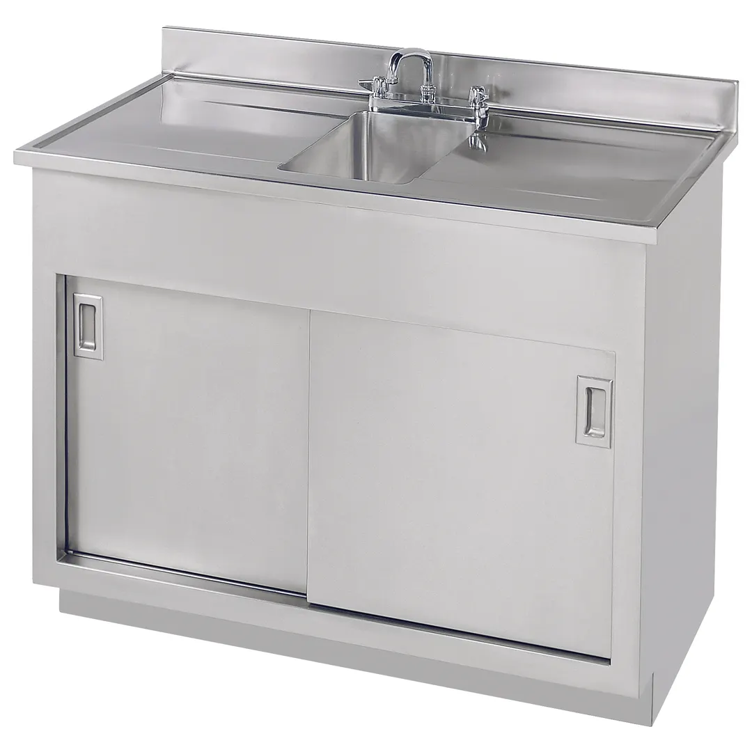 IMC Teddy BCS-36144 Base Cabinet, 36"D X 144"W X 36"H, 16/304 Stainless Steel