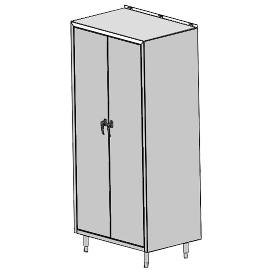 IMC Teddy DTC-36 Stainless Steel Detergent Cabinet - 18"W X 36"L X 72"H