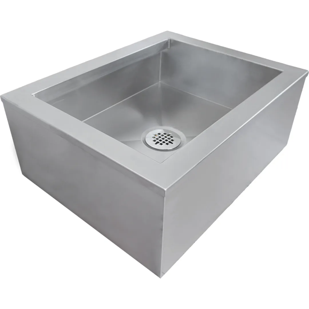 IMC Teddy FS-AS Mop Sink, Anti-Splash, 27"W X 21"D X 10-1/2" Deep Bowl
