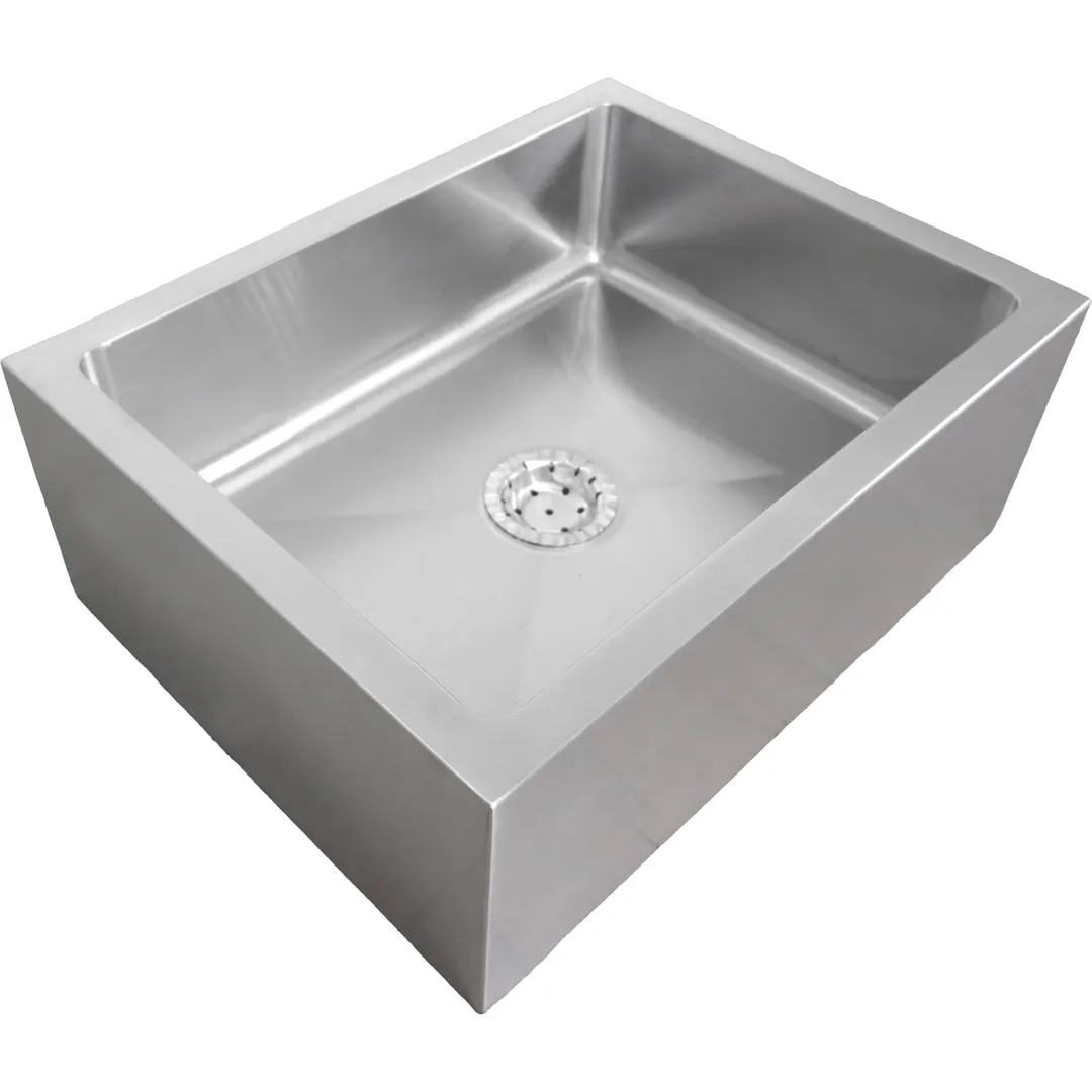 IMC Teddy FS Mop Sink, Standard, 24"W X 18"D X 7" Deep Bowl, 4" Od Drain