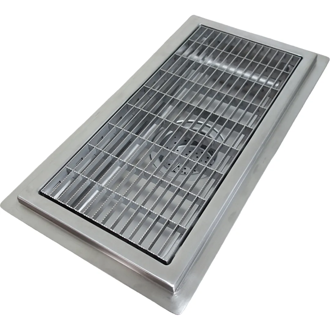 IMC Teddy FT-1848-SQ Ft Floor Trough, 48"W X 18"D, 4" Deep Receptacle