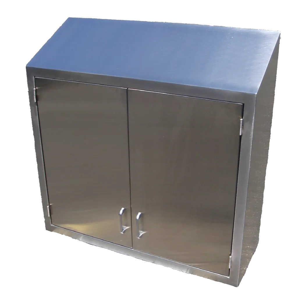 IMC Teddy OC-3012HS 18/304 Stainless Steel Wall-Mounted Cabinet, 12D x 30W x 36H, Hinged Doors