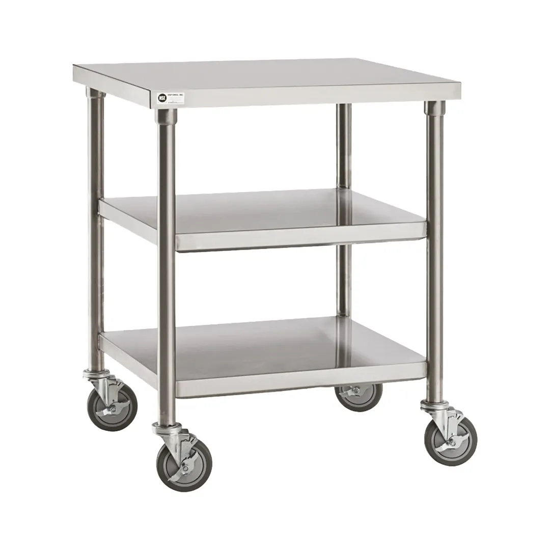 Merrychef STACK-36 36" Single Oven Cart w/ Heavy Duty Stem Casters for Single E4