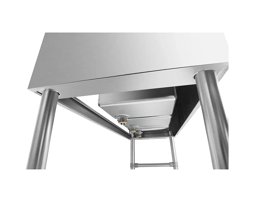 Koolmore SBR3B48-R-320 48" Underbar Sink Units, 3 Compartment with Right Drainboard