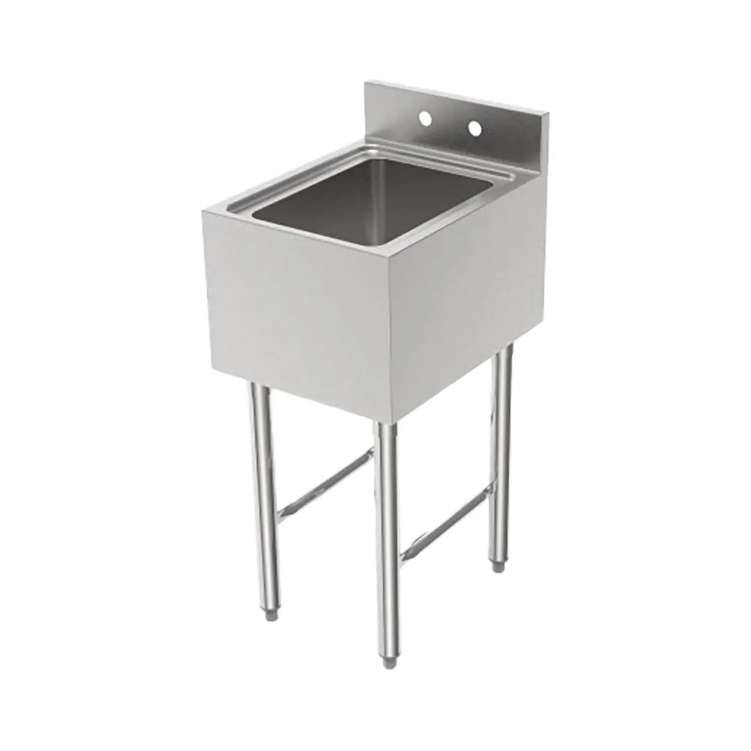 GSW USA SE10141DNB Underbar Sink Units, 1 Compartment without Drainboard