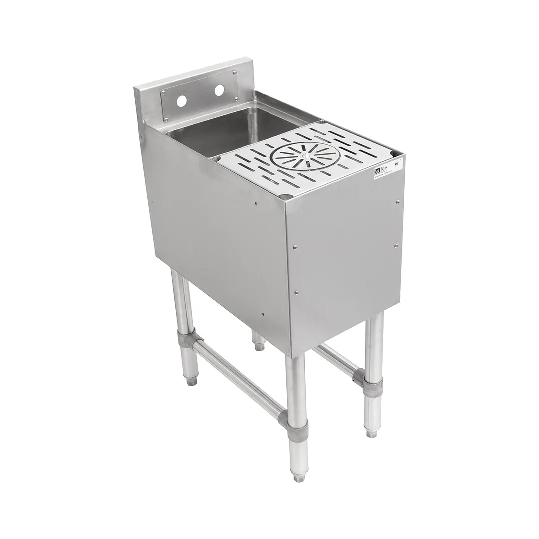 John Boos UBMS-1812 Underbar Sink Units, 1 Compartment without Drainboard