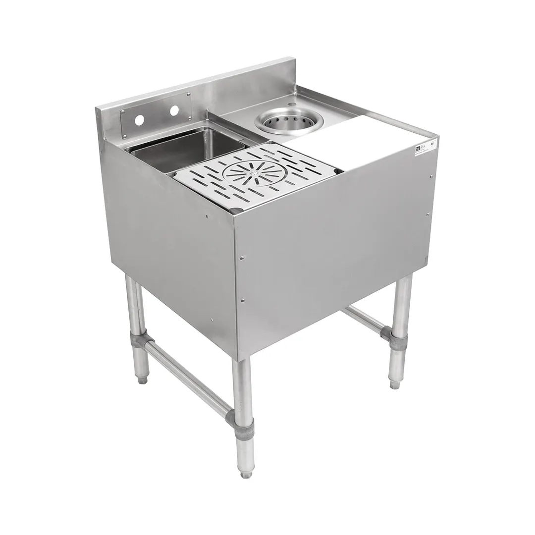 John Boos UBMS-2124-X Underbar Sink Units, 1 Compartment without Drainboard - Flyer