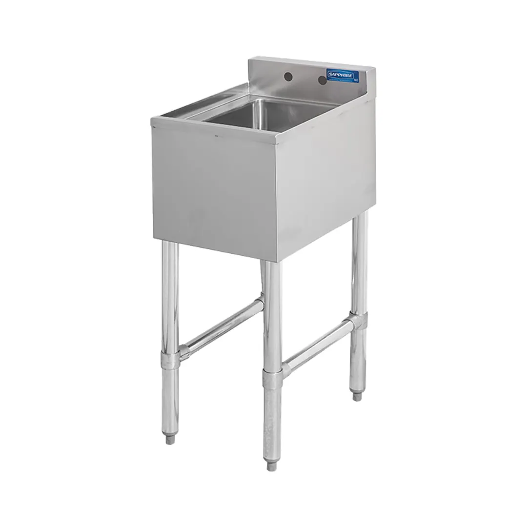Sapphire Manufacturing SMBS-1 Underbar Sink Units, 1 Compartment without Drainboard