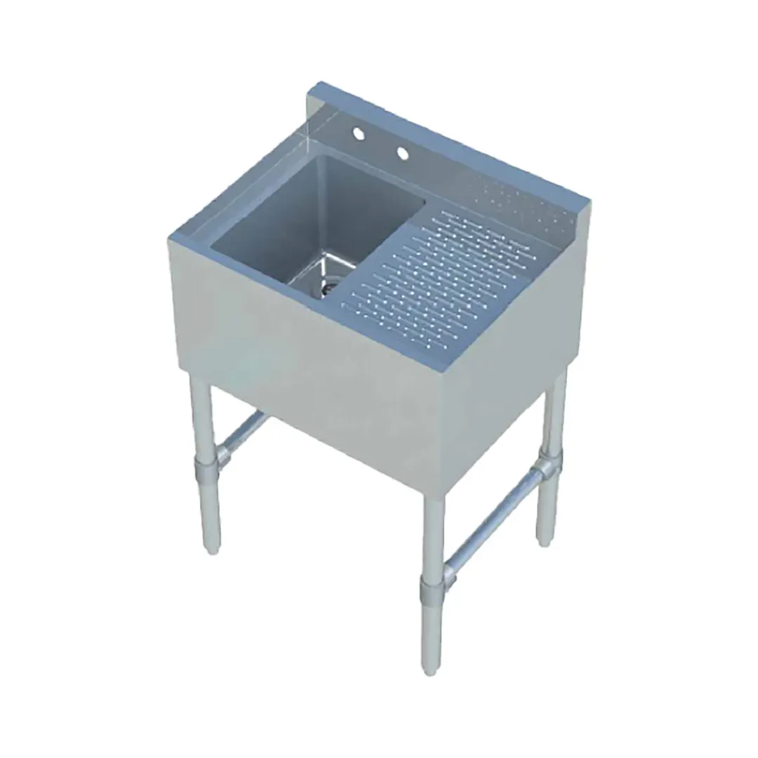 Sapphire Manufacturing SMBS-1R Underbar Sink Units, 1 Compartment with Right Drainboard