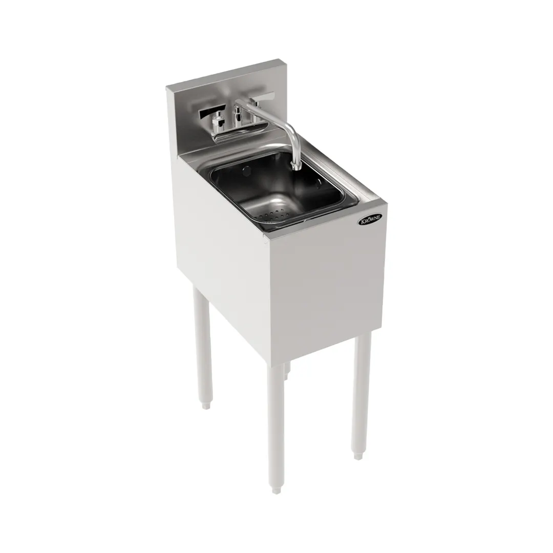 Krowne KR19-12DS Underbar Sink Units, 1 Compartment without Drainboard