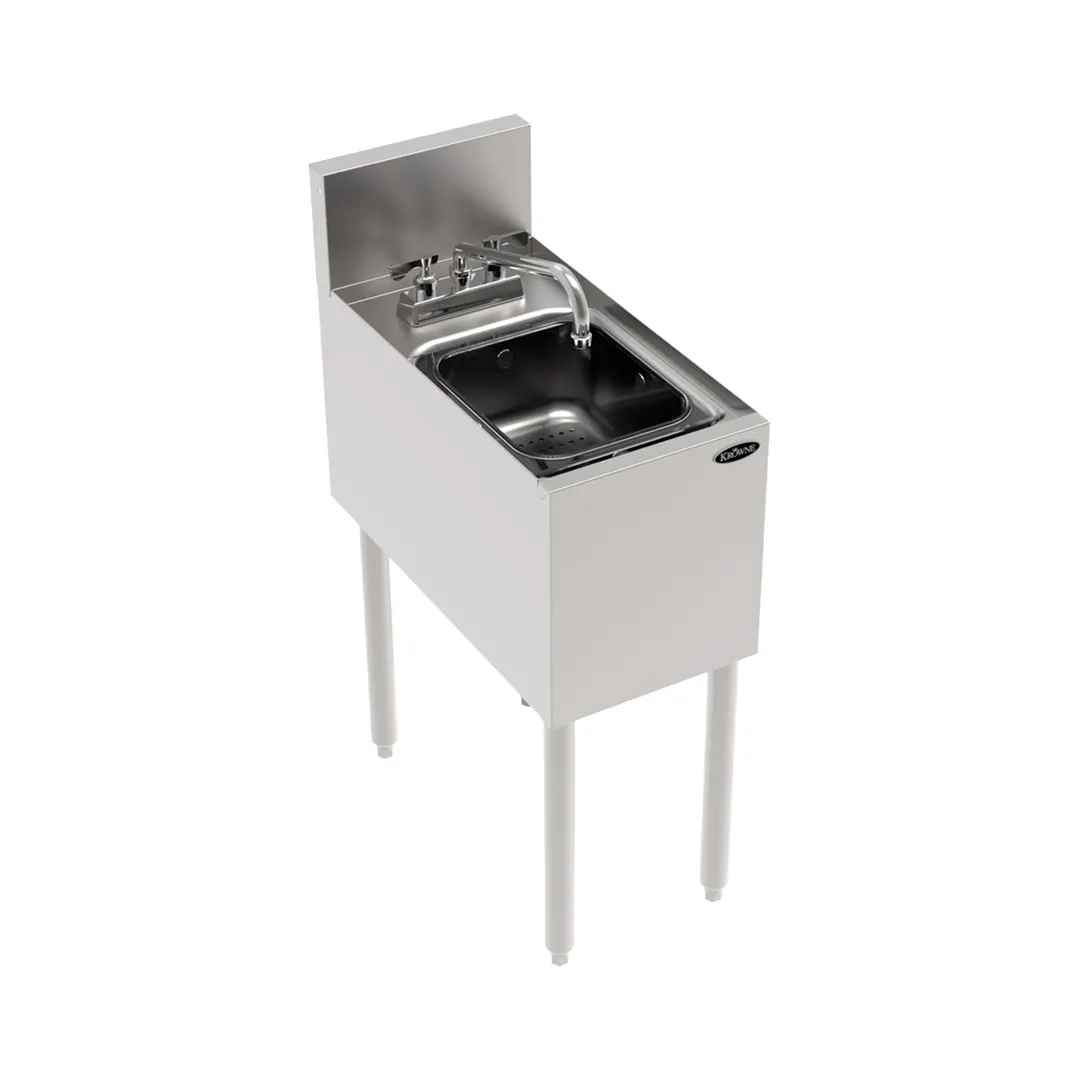 Krowne KR24-12DS Underbar Sink Units, 1 Compartment without Drainboard