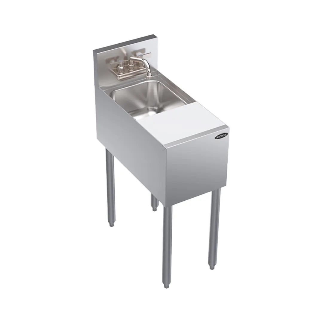 Krowne KR24-MC12 12" Underbar Sink Units, 1 Compartment without Drainboard