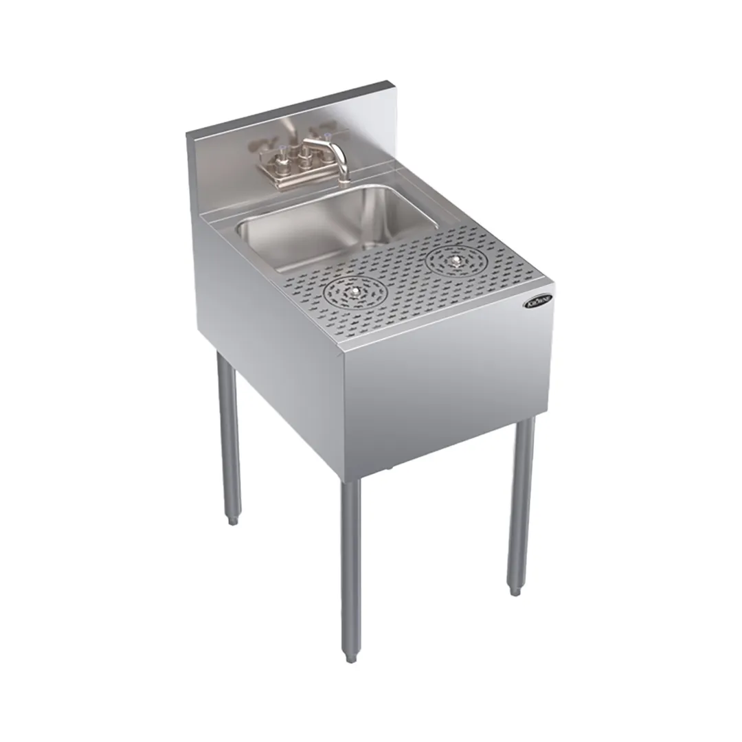 Krowne KR24-MD18 18" Underbar Sink Units, 1 Compartment without Drainboard