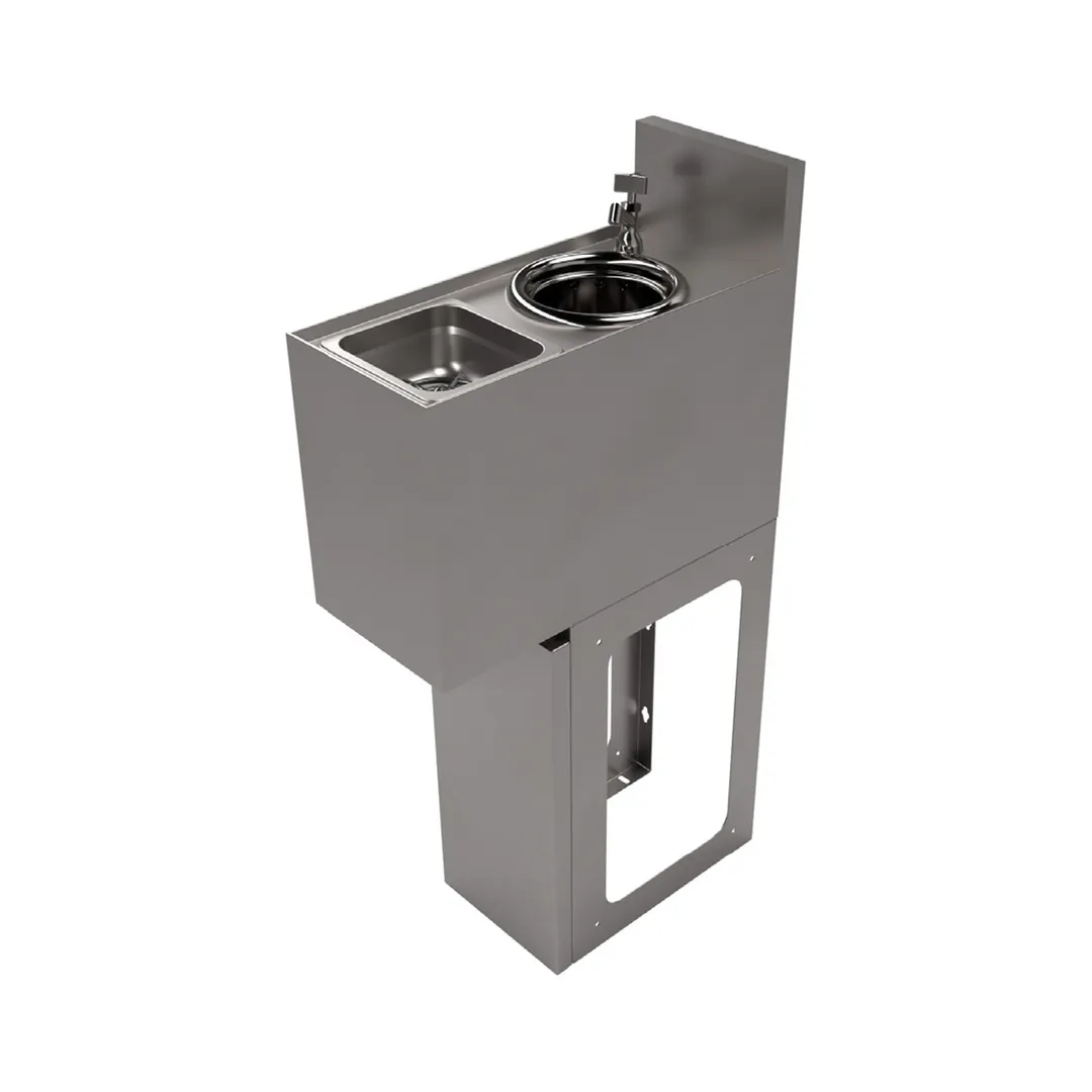 BK Resources UBB-18-SS8 Underbar Sink Units, 1 Compartment without Drainboard