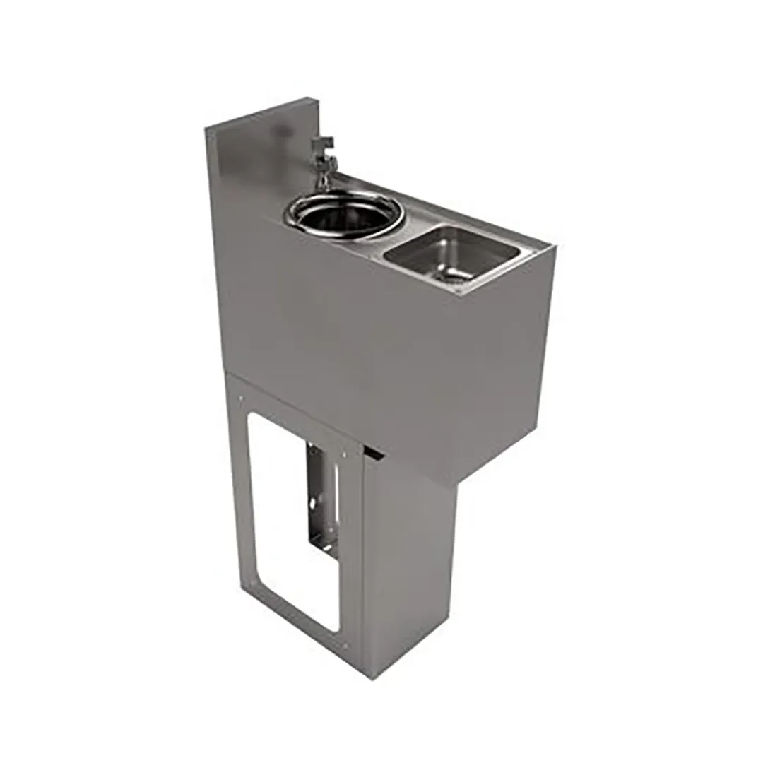 BK Resources UBB-18-SS8 Underbar Sink Units, 1 Compartment without Drainboard