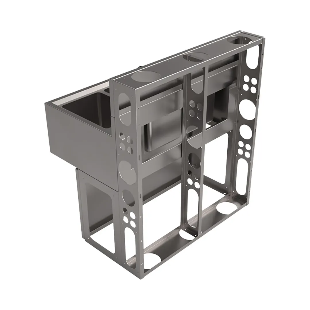 BK Resources UBDW-21-336S Underbar Sink Units, 3 Compartment without Drainboard