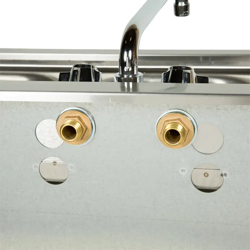 Eagle Group B6C-18 72" Underbar Sink Units, 3 Compartment with 2 Drainboards