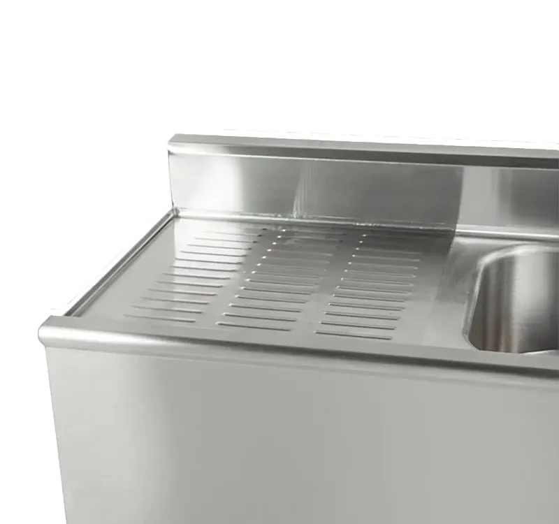 Eagle Group B6C-18 72" Underbar Sink Units, 3 Compartment with 2 Drainboards