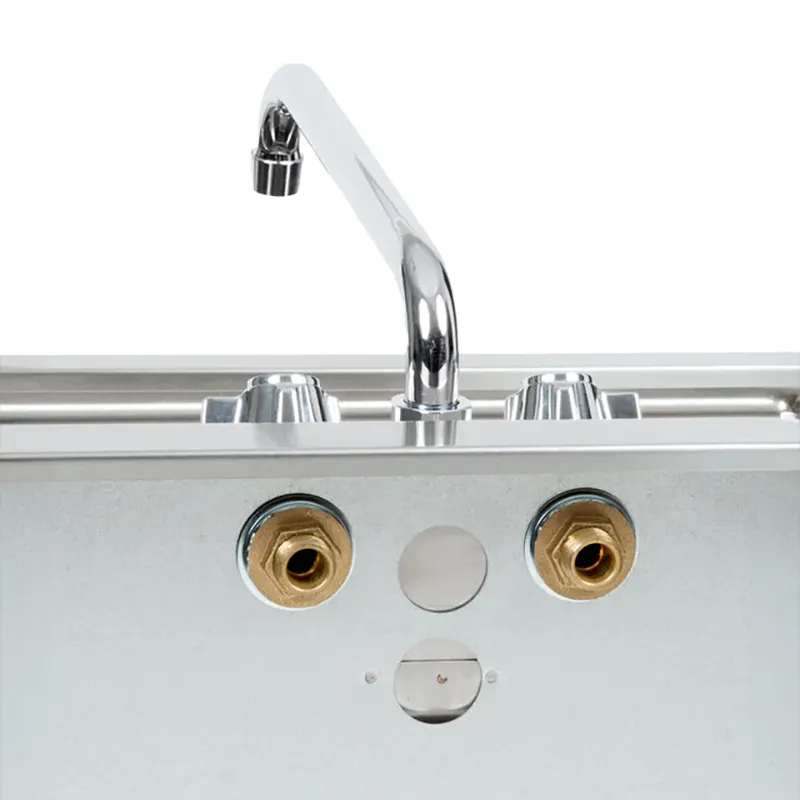 Eagle Group B7C-18 84" Underbar Sink Units, 3 Compartment with 2 Drainboards