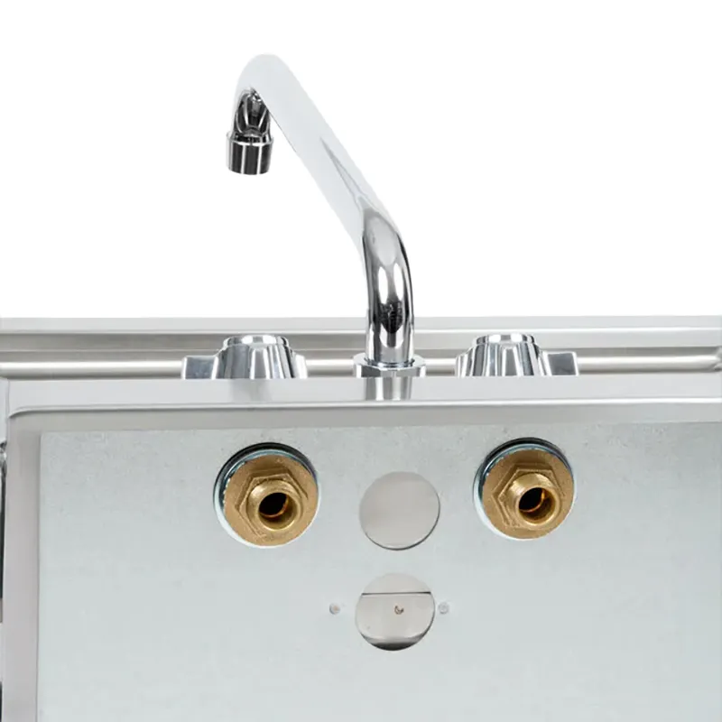 Eagle Group B8C-18 96" Underbar Sink Units, 3 Compartment with 2 Drainboards