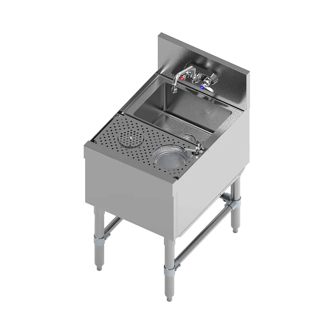 Eagle Group DSGR-18-24 Underbar Sink Units, 1 Compartment without Drainboard