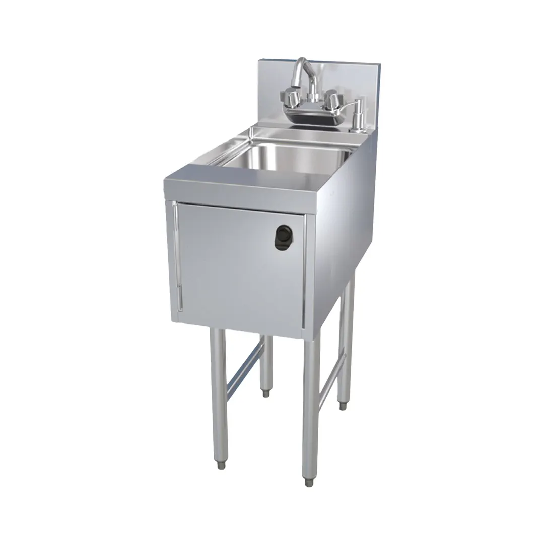 LaCrosse CL12HS-ST 12" Underbar Hand Sink Unit with Soap & Towel Dispenser