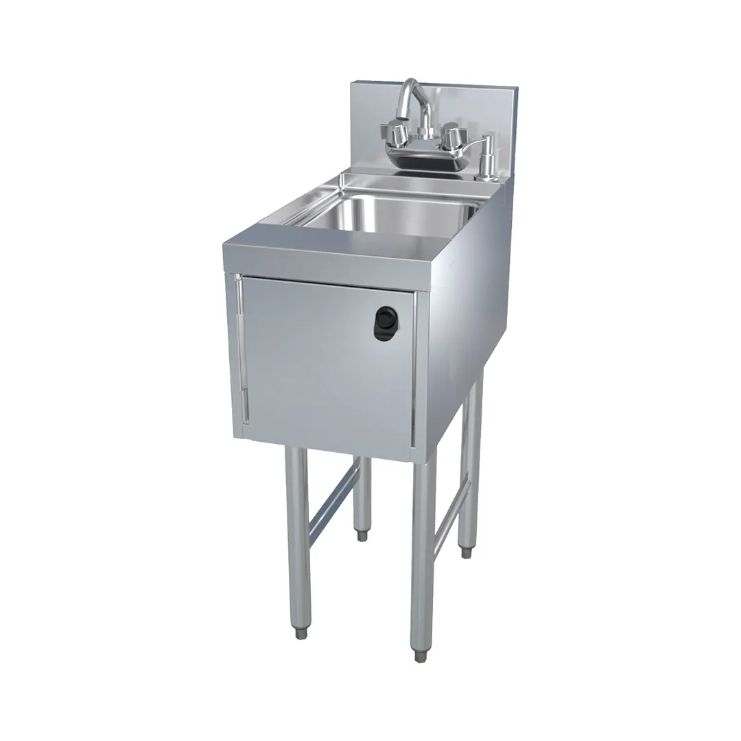 LaCrosse CL12HS 12" Underbar Hand Sink Unit with Deck Mount Faucet