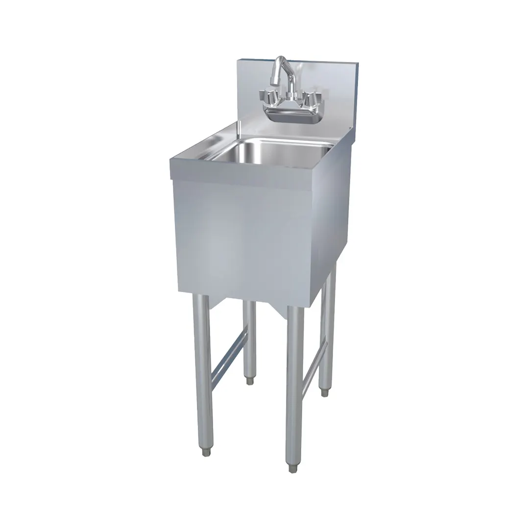 LaCrosse SD12HS 12" Underbar Hand Sink Unit with Splash Mount Faucet