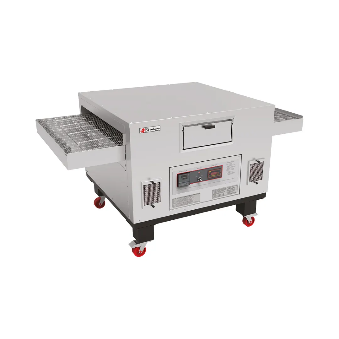 Migali MSP-3848 79" Floor Single Deck Electric Conveyor Pizza Oven, 120V