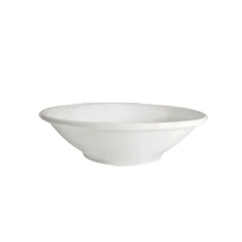 CAC China 101-32 Lincoln Fruit Dish – 3-1/2 Oz., 4-1/2" Dia., 1" H, Porcelain Bone White – 1 Dozen