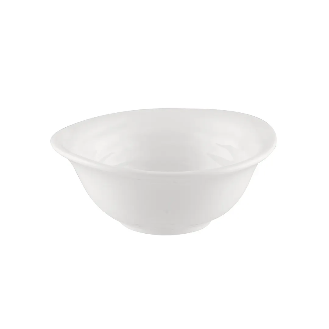 CAC China BHM-B4 Bahamas Bowl, 3.25oz, 4-1/4" Dia., Round, Embossed, Porcelain, Bone White - Dozen