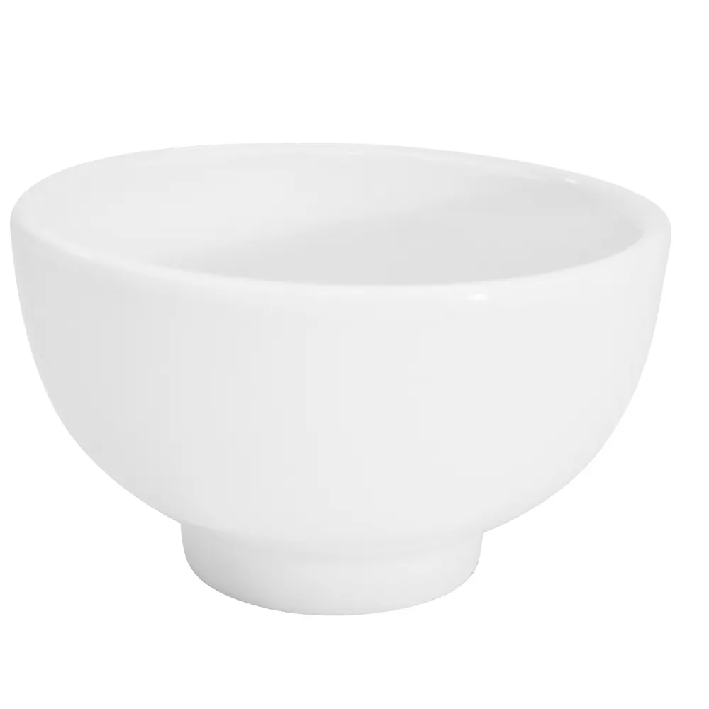 CAC China RCN-42 Bowl, 4oz., 3-1/4" Dia. x 1-3/4" H, Porcelain Dishwasher/Oven/Microwave - Dozen