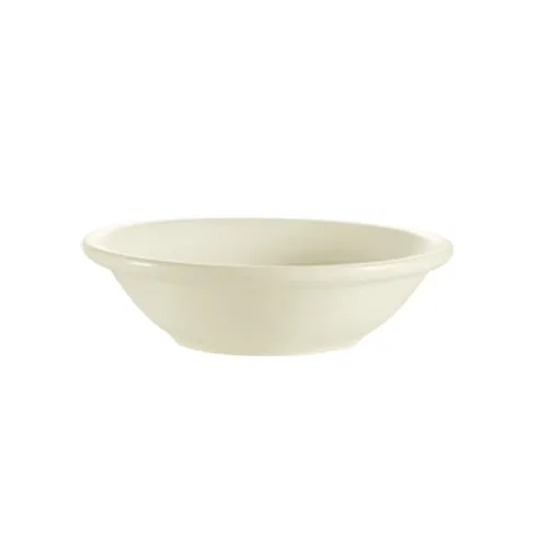 CACChina REC-32 Rec Fruit Dish, 4-1/2" Dia., 1" H, 3-1/2 Oz., Round Stoneware White - Dozen