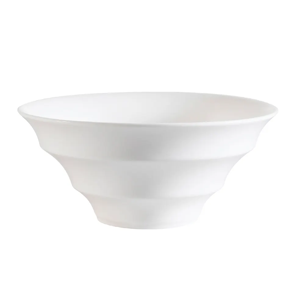 CAC China WOB-5 Bone White Porcelain Winner Bowl, 6 Oz., 5" Dia. x 2-3/8" H, Round - Dozen