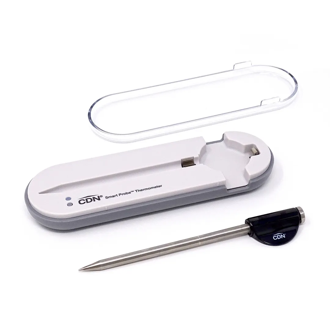 CDN STP212 Probe - 5.4" Waterproof Probe, 14-212°F / 14-572°F, Bluetooth, 165-ft, 24-h Battery
