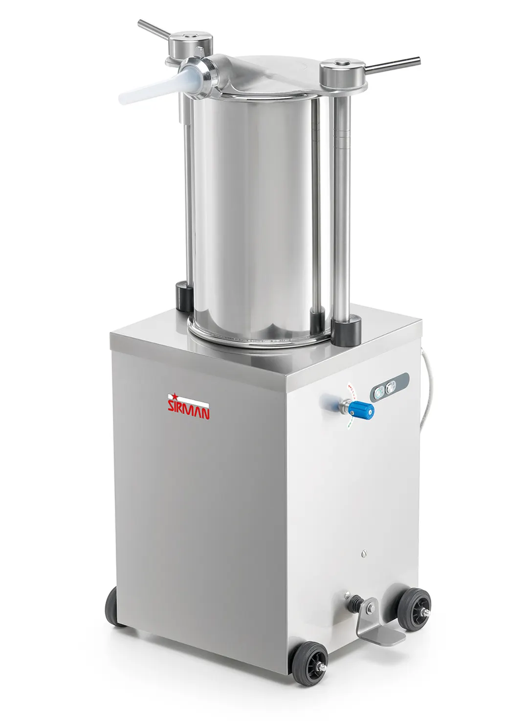 Sirman 40153518 IS 35 IDRA Vertical Hydraulic Electric Sausage Stuffer, 3/4 HP, 110-120V, 37 Qt Cylinder Capacity