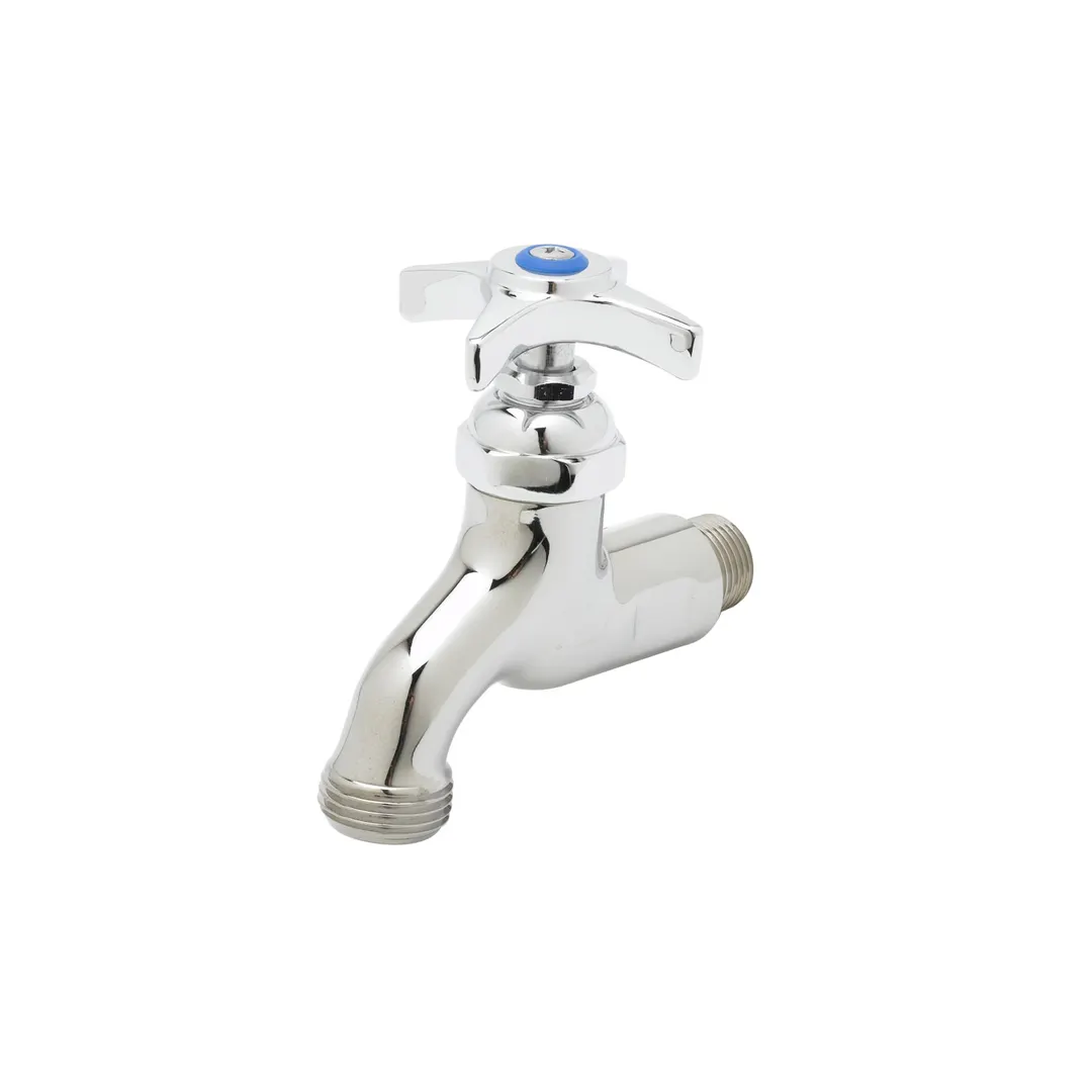 T&S Brass B-0704 Single Sink Faucet, Heavy Duty, 1/2" Ips Male Inlet