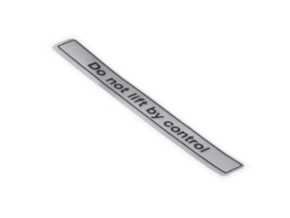 Alfa International H-957 Label/Sticker, Do Not Lift Control for Hobart HS Series Slicers, 00-916957-00050