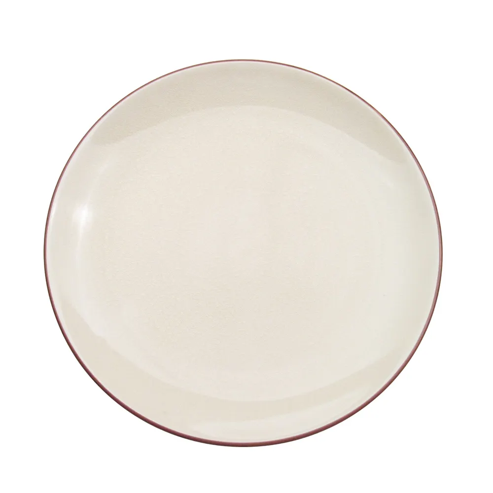 CAC China 666-16-W 10" Dia x 1-1/4" H Round Coupe White Stoneware, Dishwasher/Oven/MW Safe - Dozen